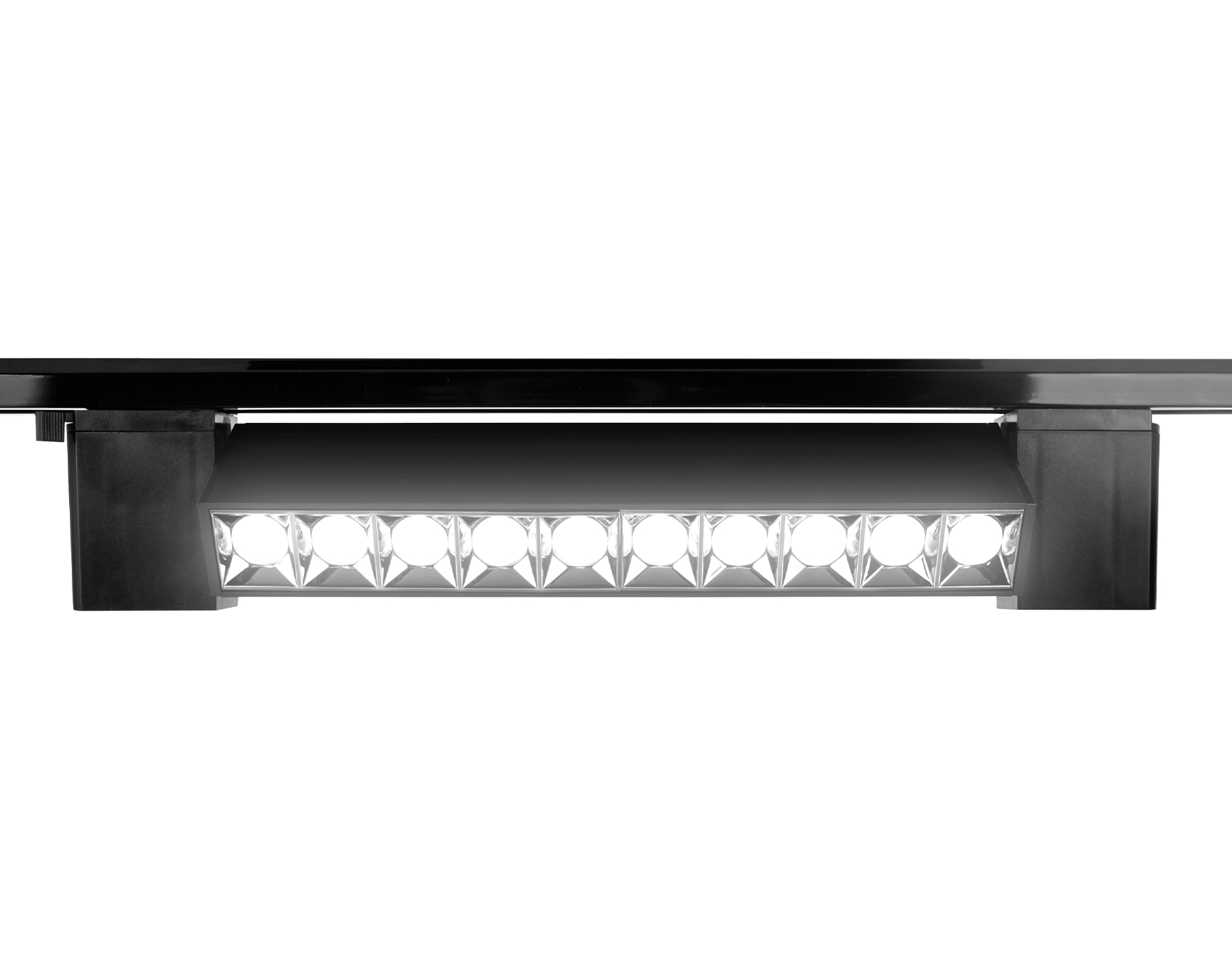 Трековый светодиодный светильник GL6689 BK черный LED 12W 4200K 24° AMBRELLA