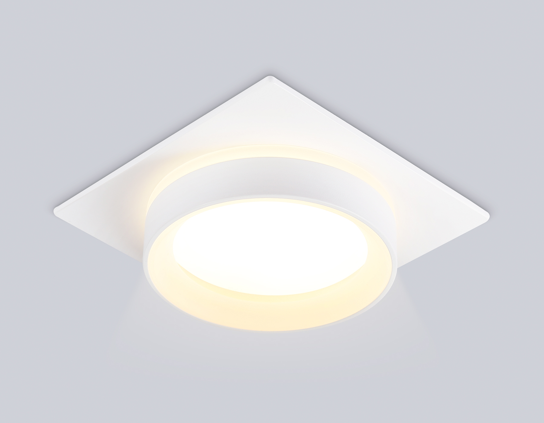 Светильник встраиваемый AMBRELLA TN6709 WH белый IP44 GX53 max 15W 105*105*45