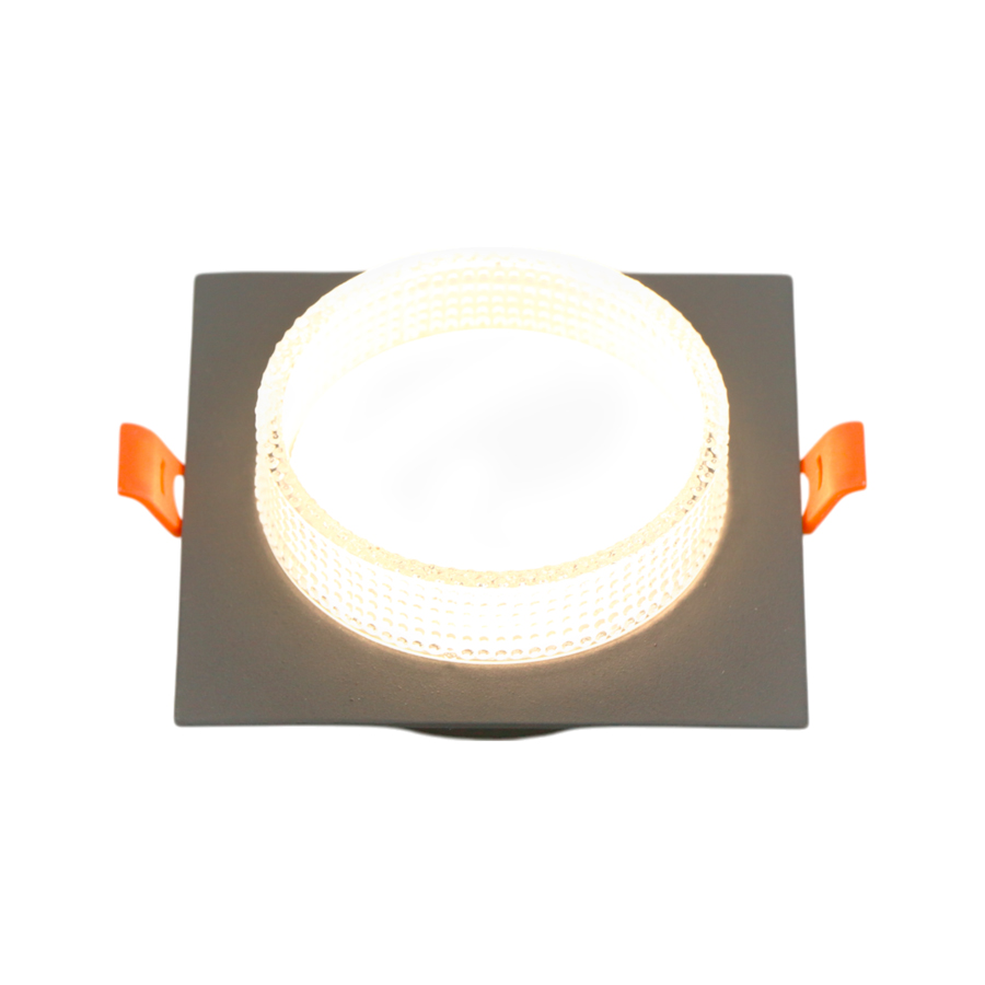 Встраиваемый светильник General GCL-GX53-H38 Асцендио  Квадратный Графит