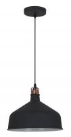Светильник подвесной CAMELION PL-425L C62 черный + медь (Amsterdam) 60W, 1хE27, 230B металл (1/12)