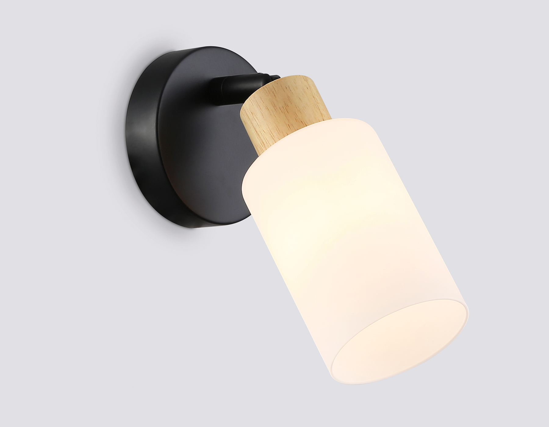 Светильник накладной AMBRELLA TR8720 BK/WD черный/дерево E14 max 60W 175*100*160