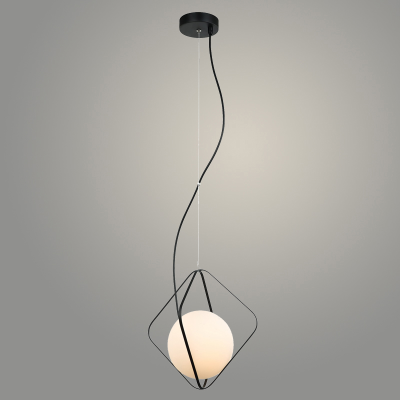 Подвес MDM4285/1HQ BK черный 1х60W E27 d280 h1280, XLD22