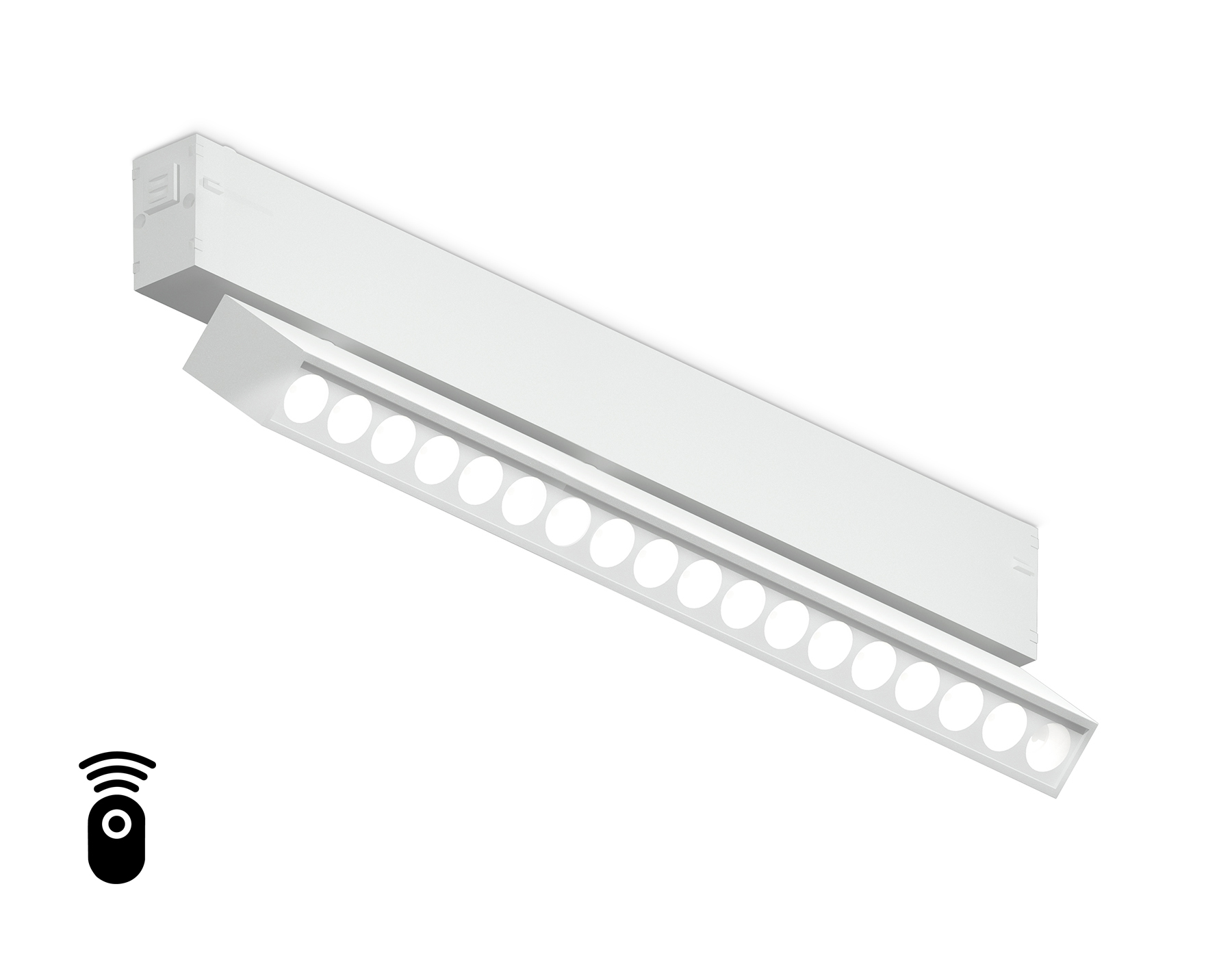 Светильник для Magnetic 220V GL1351 WH белый IP20 18W 3000K-6400K 24° 342*25*112 (Без ПДУ)димм.управ