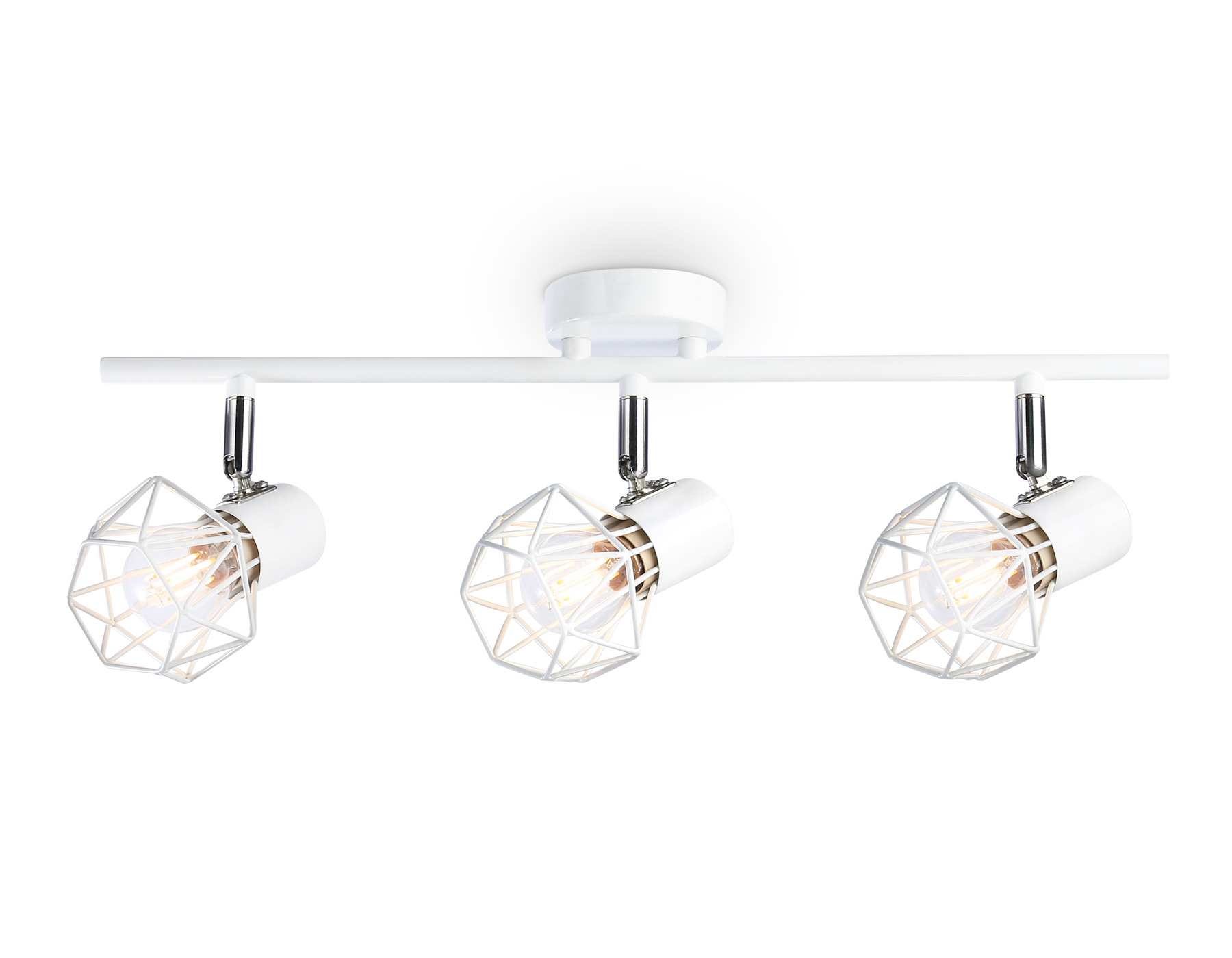 Спот настенно-потолочный AMBRELLA TR8631/3 WH/CH белый/хром E27*3 max 40W 460*91*175 в стиле лофт