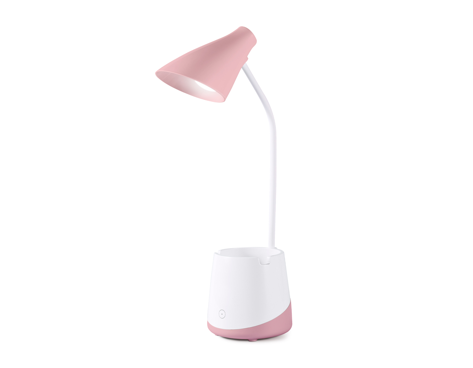 Светодиодная настольная лампа AMBRELLA DE565 PI/WH розовый/белый LED 3000-6000K 5W аккум.бат.USB