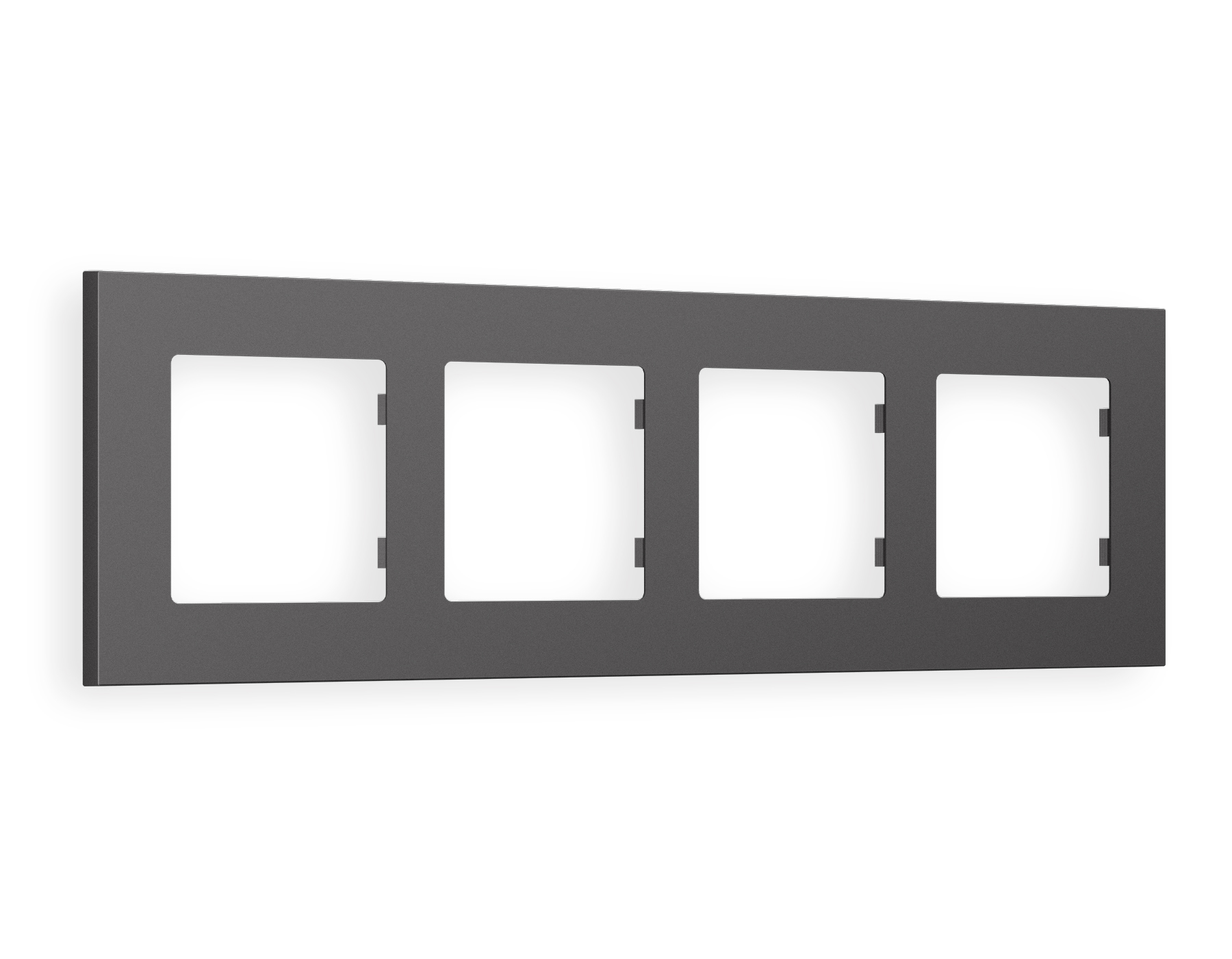 AF250654 Рамка ALFA Qubi (Антрацит серый) 4-ая