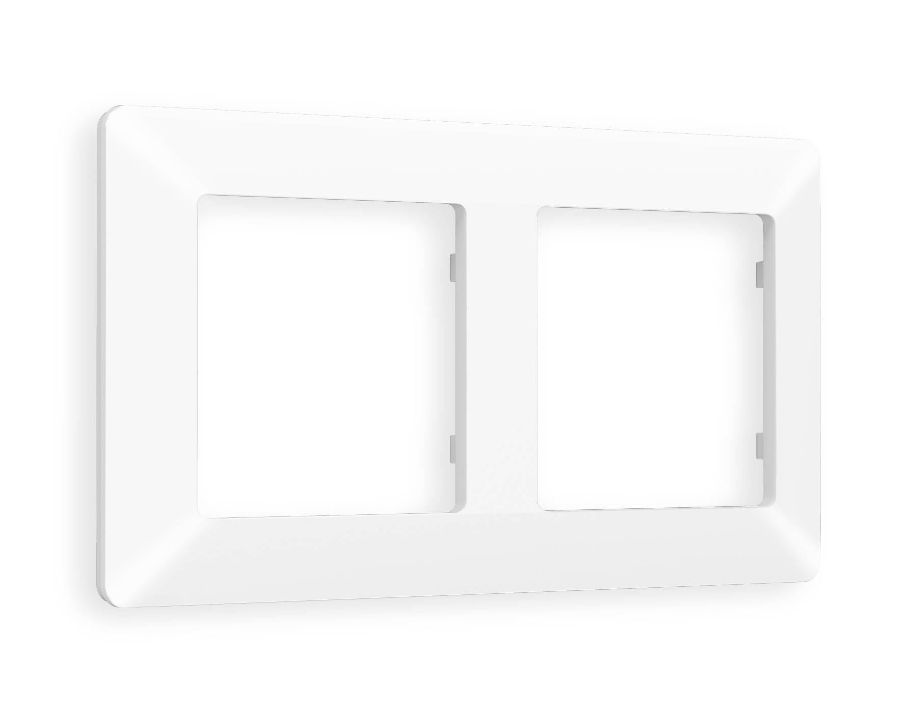 AF110122 Рамка ALFA Line (Белый матовый) 2-ая