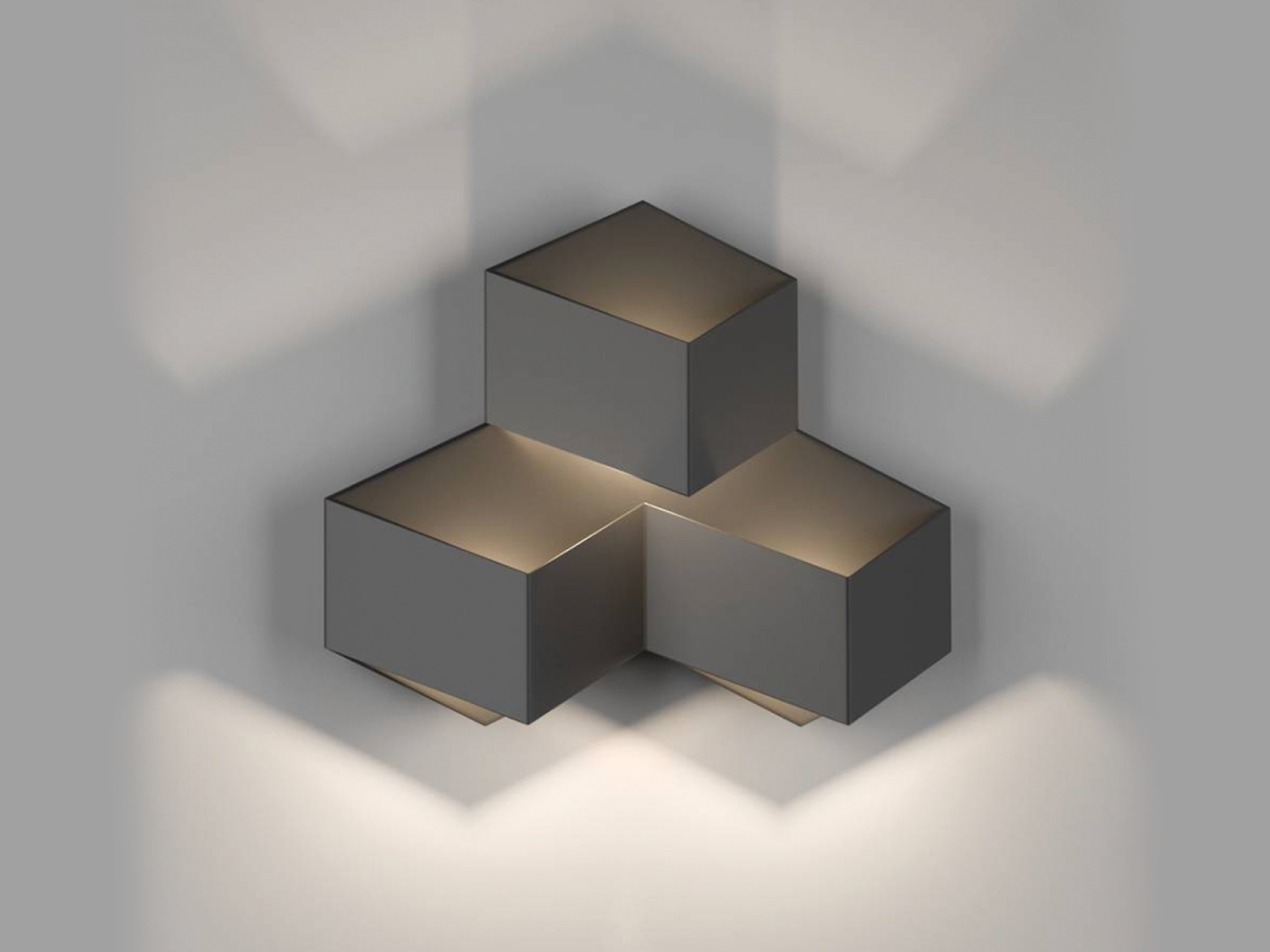 Светильник настенный GW-1101-3-9-BL-WW PALMIRA 9W черный 3000 К