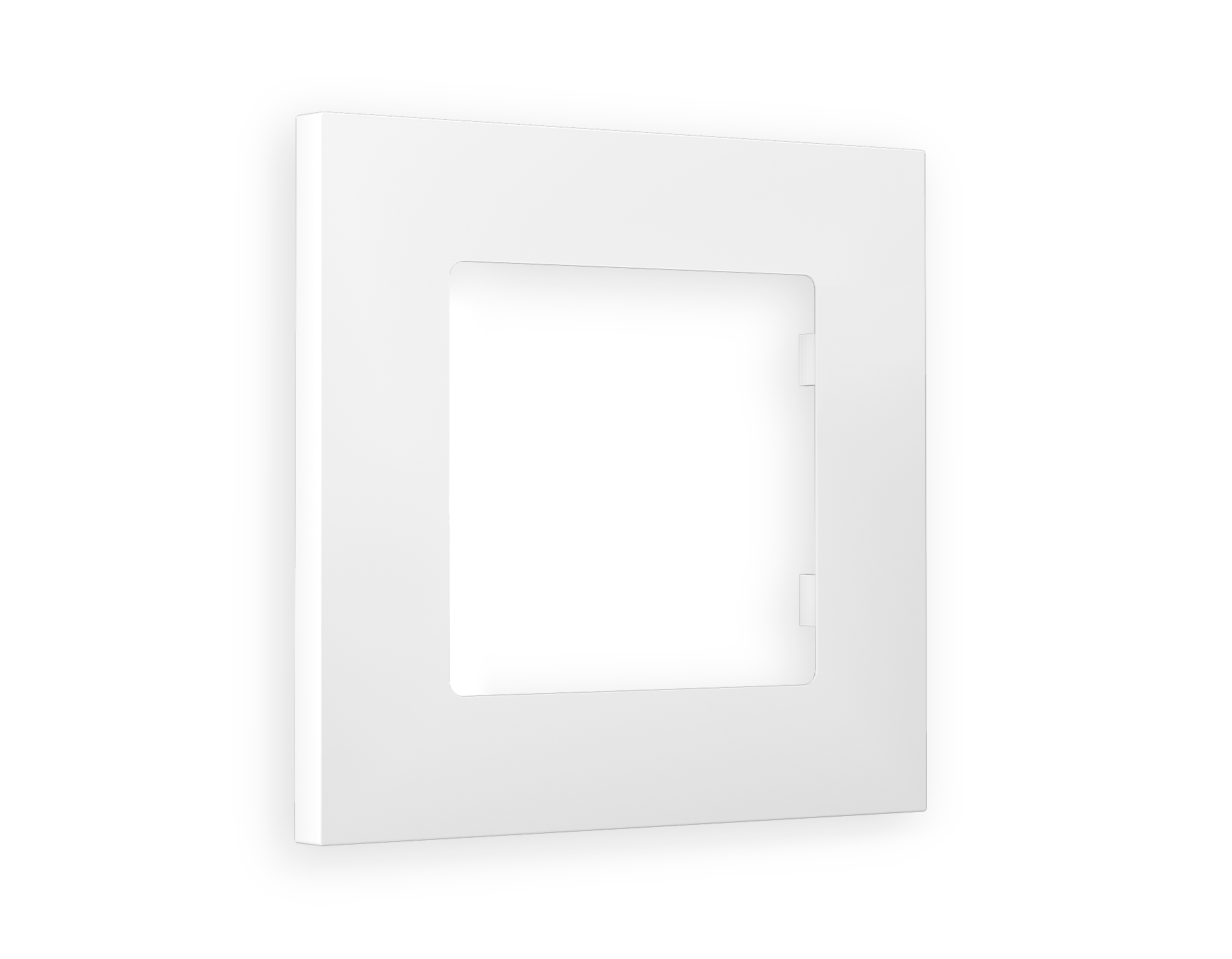 AF250121 Рамка ALFA Qubi (Белый матовый) 1-ая