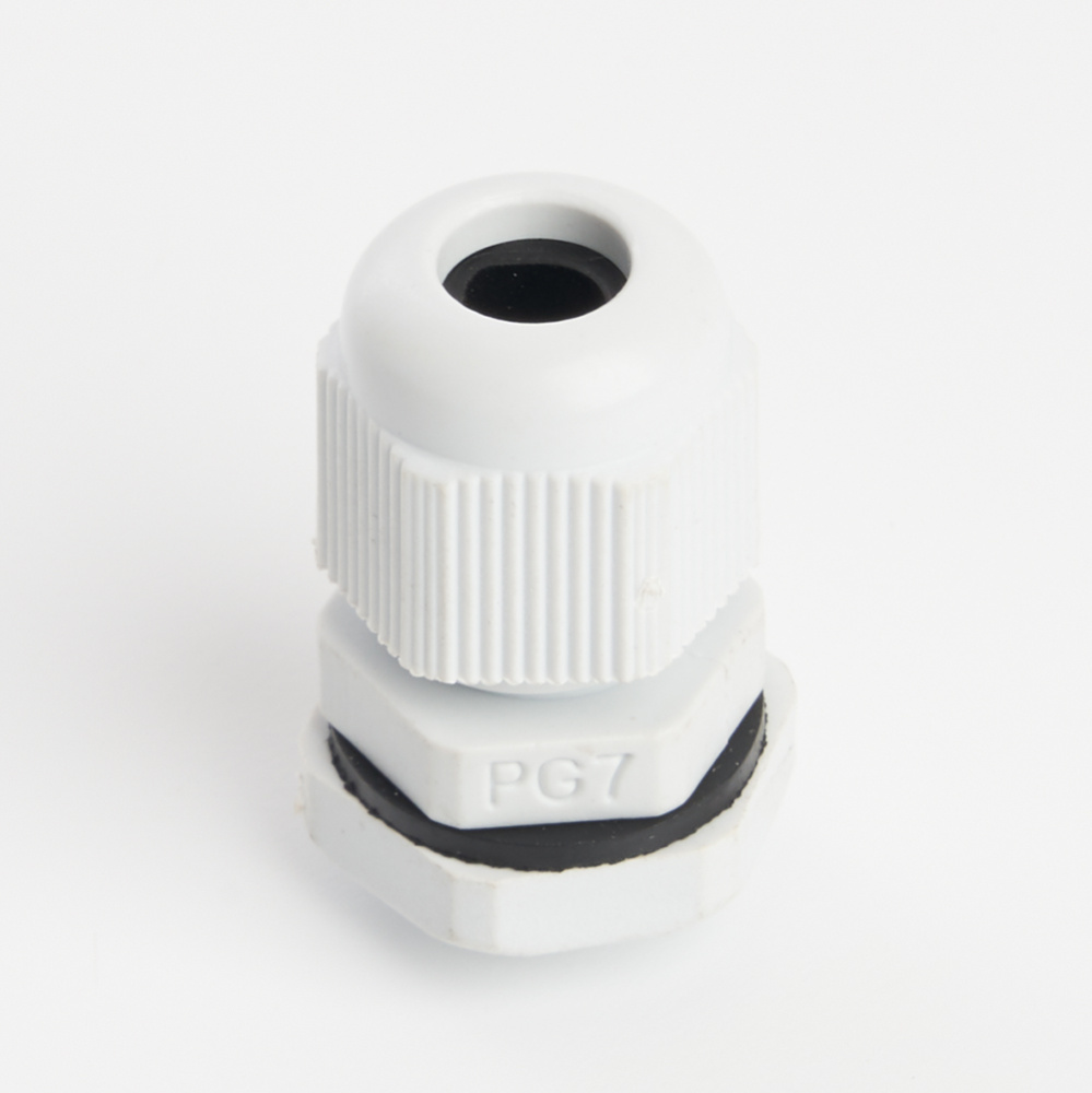 Сальник PG7 диаметр проводника 3-6,5 мм IP54, серый (DIY упаковка 3 шт)