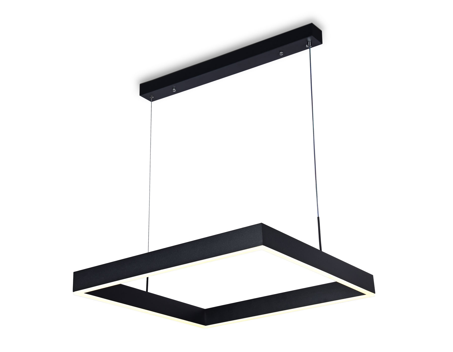 Светильник Ambrella FA6626 BK черный 65W 600*600*720 (ПДУ РАДИО 2.4G)