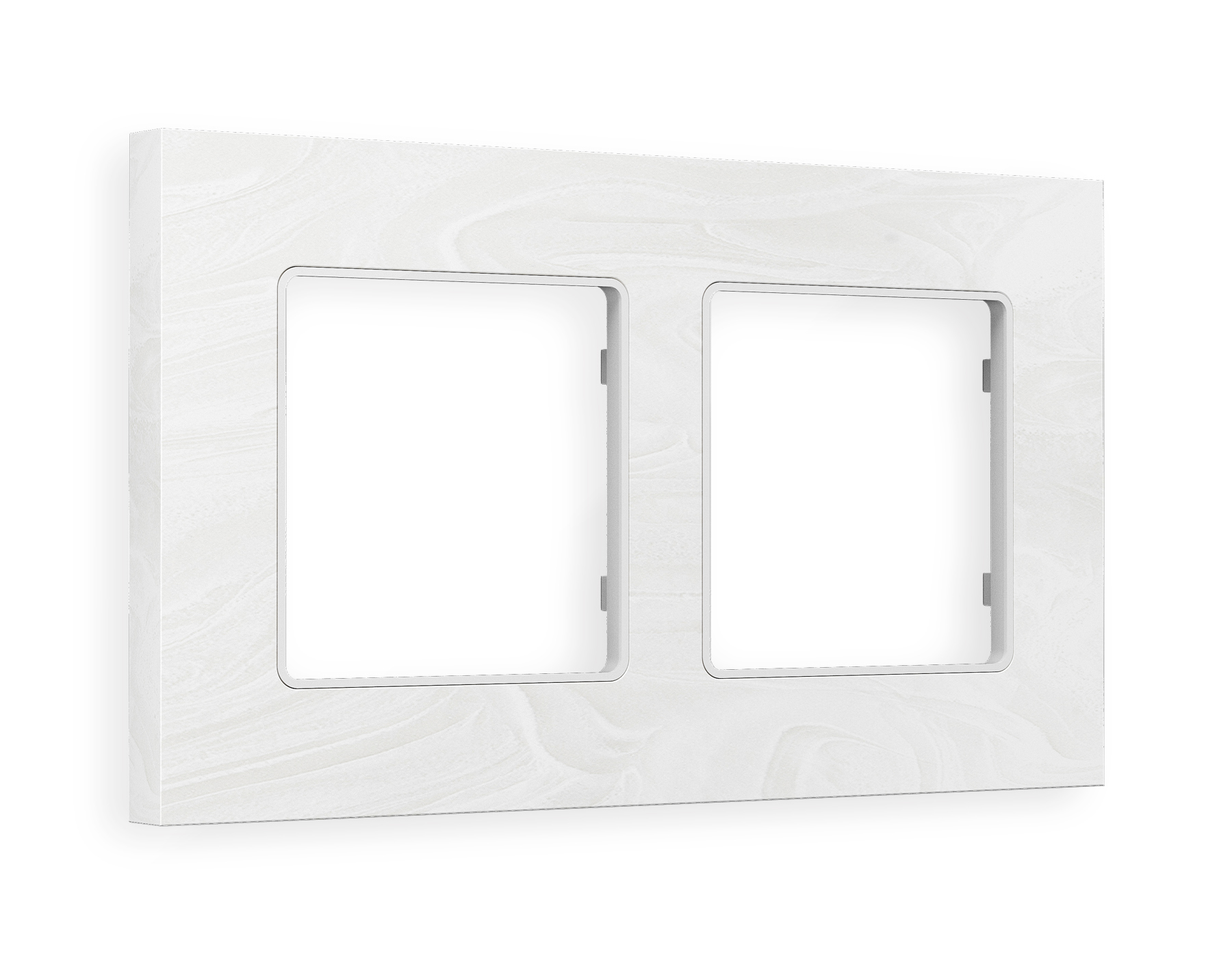 AF930102 Рамка ALFA Grand (Белый мрамор) 2-ая