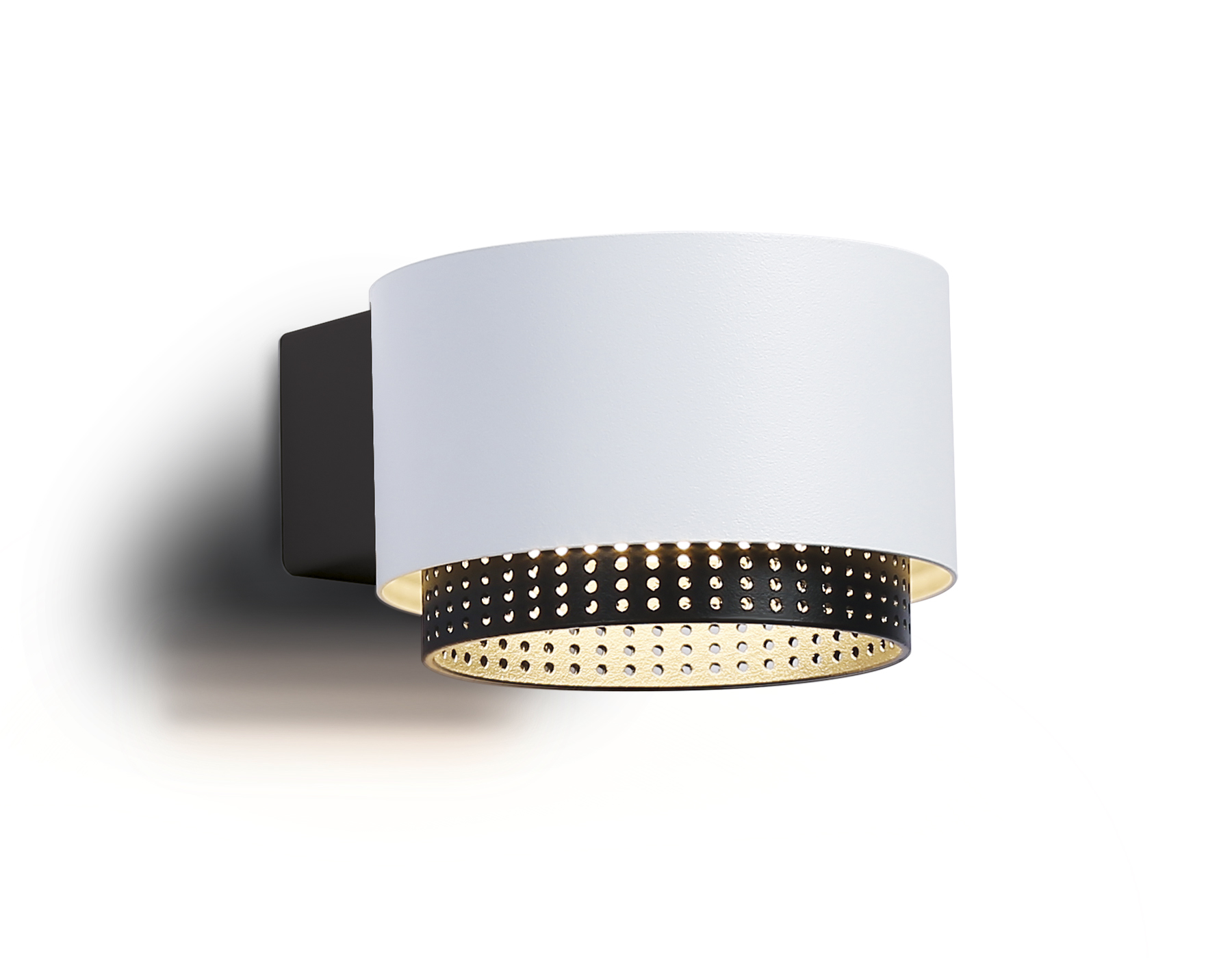 Светильник накладной AMBRELLA TN71296 WH/BK белый/черный GX53 max 12W 95*62*120 настенный