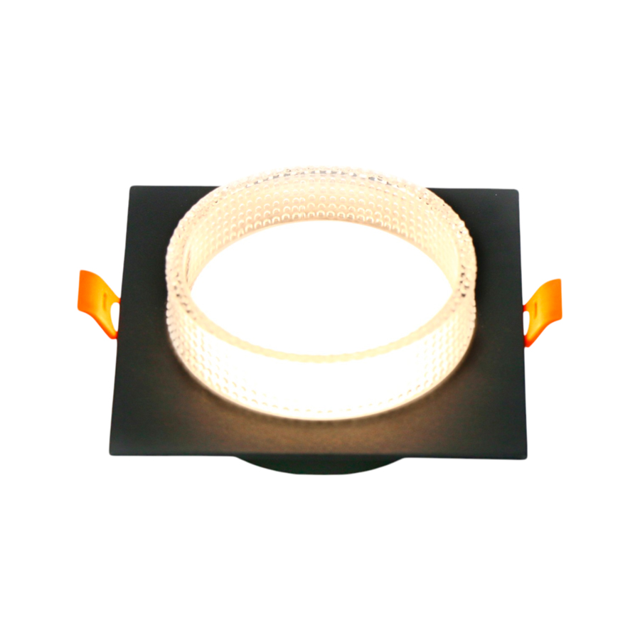 Встраиваемый светильник General GCL-GX53-H38 Асцендио  Квадратный Черный