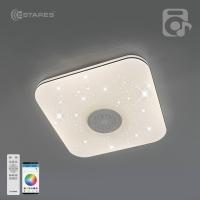 Управляемая светодиодная музыкальная люстра a-play RGB 40W S-APP-330-WHITE/WHITE-220-IP20