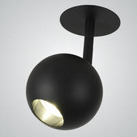 Светильник A024 QR SBK черный матовый 8W 4000K, UR20 d80 h145