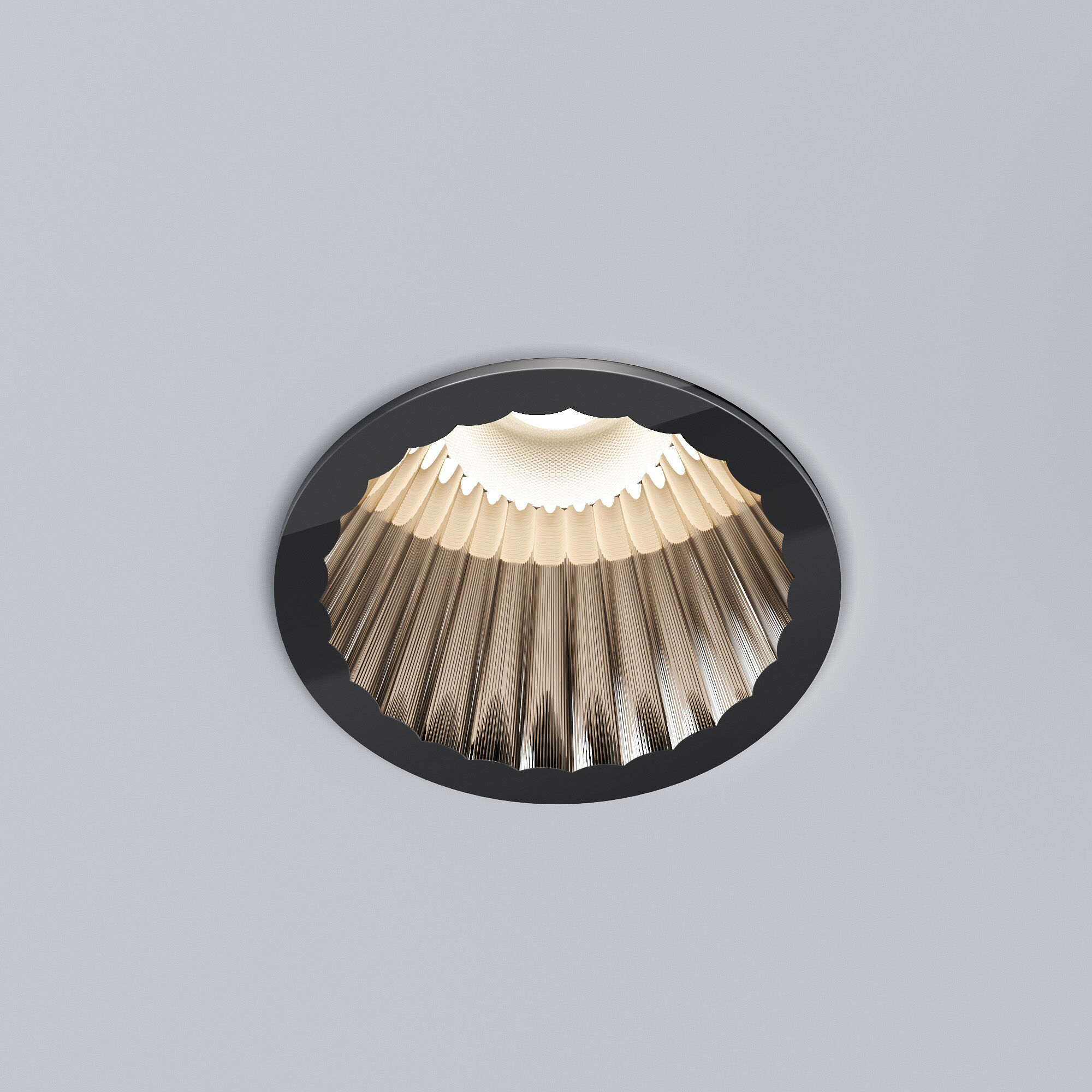 Светильник встраиваемый светодиодный IP44 15274/LED Arco 12W 3000K черный жемчуг IP44