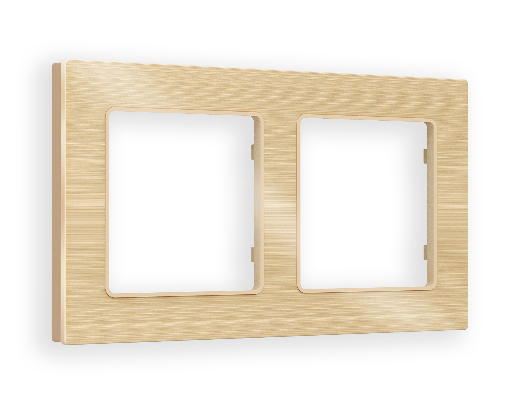 AF550302 Рамка ALFA Platos (Шампань Металл шлифованный) 2-ая