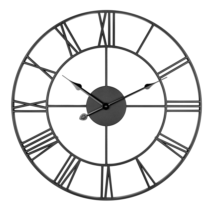 Часы настенные Troyka 62600000 черный 45х45 см