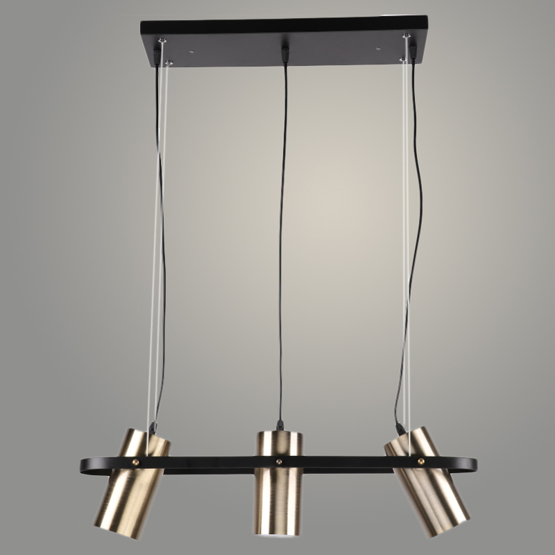 Подвес JMX7228/3HT BK+FGD черный/золото d630 3х60W E27 KR22