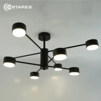 Люстра ESTARES GUSTA 8xGX53 R-780x300-BLACK-IP20 