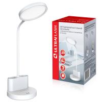 Светильник настольный ULTRAFLASH UF-818 C01 белый Led 6Вт, 6000К, аккум., 3 ур.яркости