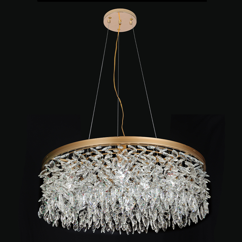 Люстра 0526/12/750 FGD золото/хрусталь 12x60W E14 d750 h900, MIX24