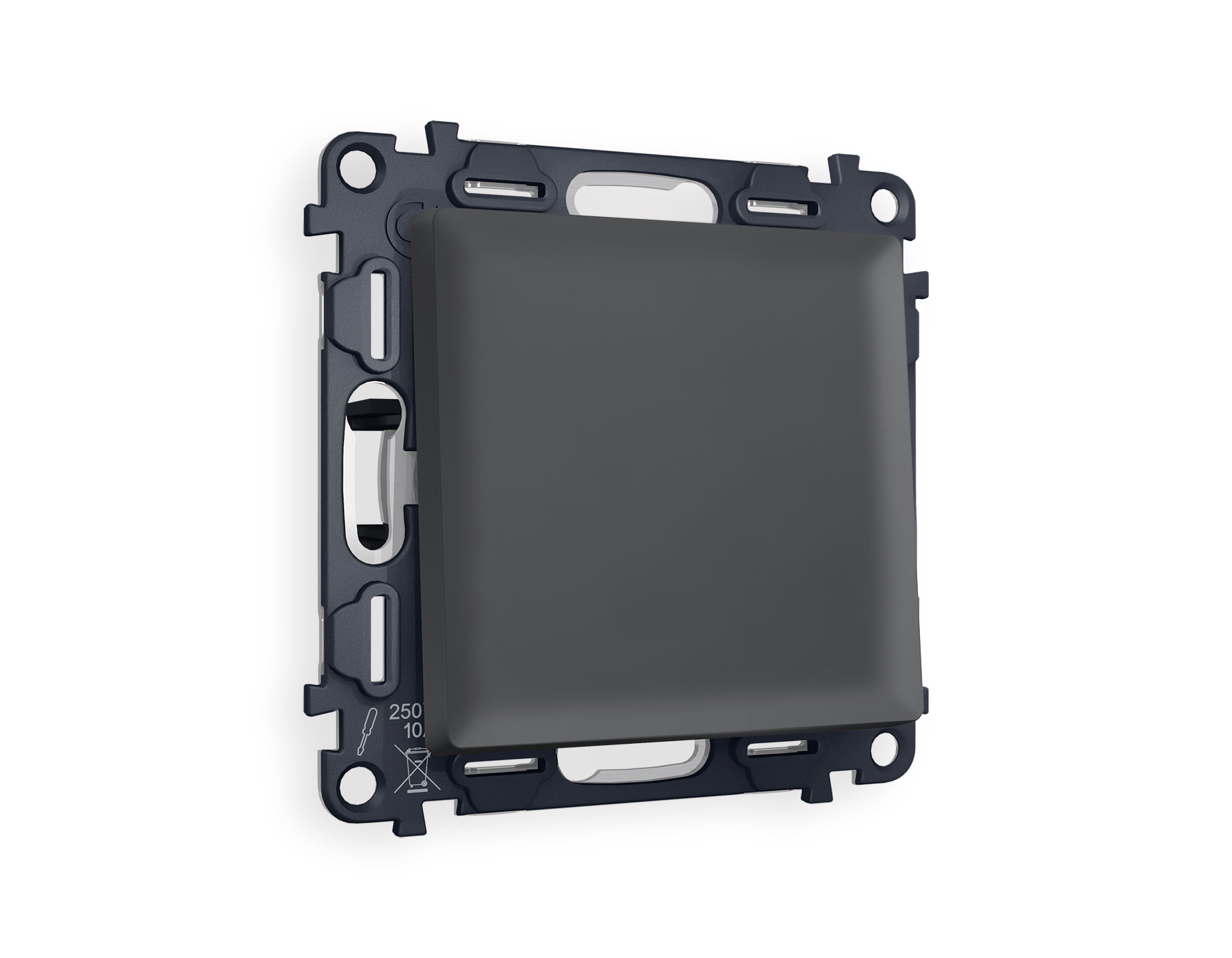 MA901030 Комплект механизма 1-кл перекрестного выкл ALFA Графит мягкое касание QUANT(AP9010,VM112)