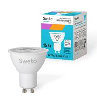 Светодиодная лампа SWEKO 42 серия 42LED-PAR16-15W-230-4000K-GU10-38