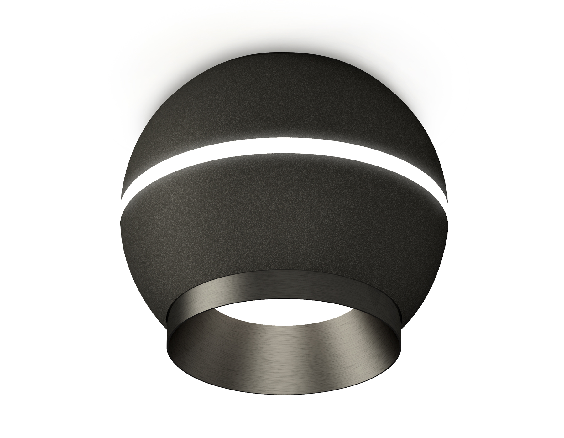 XS1102010 SBK/PBK черный песок/черный полированный MR16 GU5.3 LED 3W 4200K (C1102, N7031)