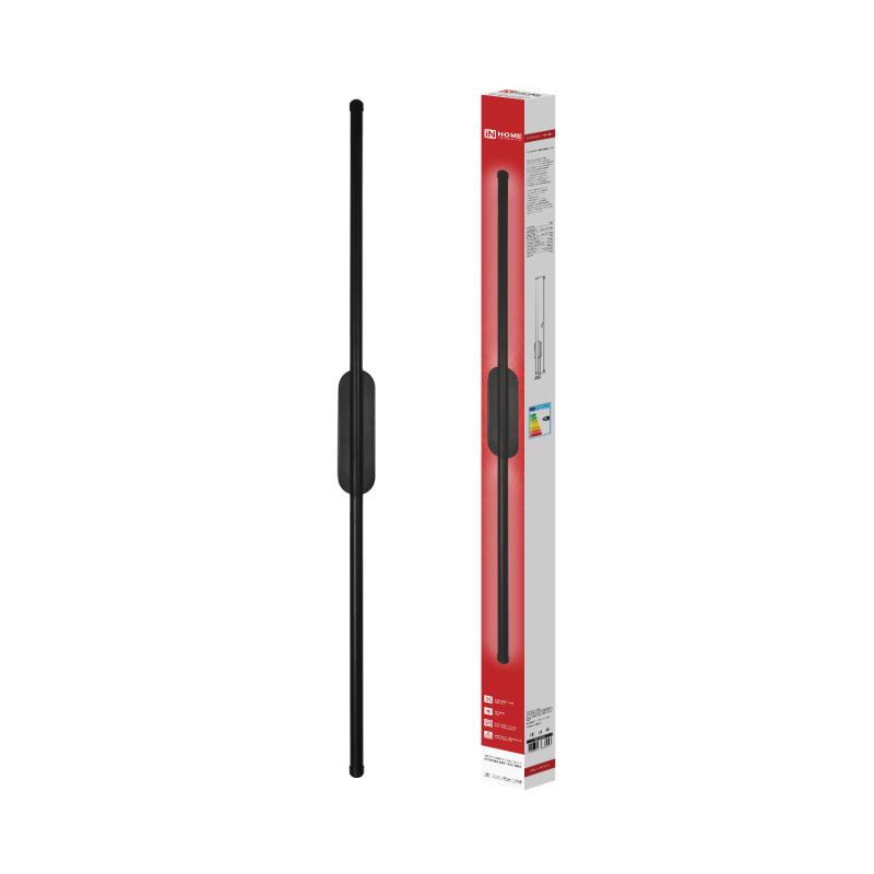 Светильник светодиодный ESTETIKA LUV-100С-40BL 20Вт 230В 4000K 1400Лм 1000х60x98 черный IN HOME