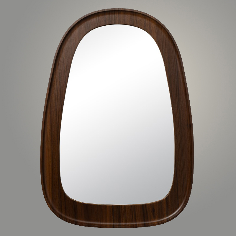 Зеркало настенное 8056-Z2 темное дерево 80х56 см