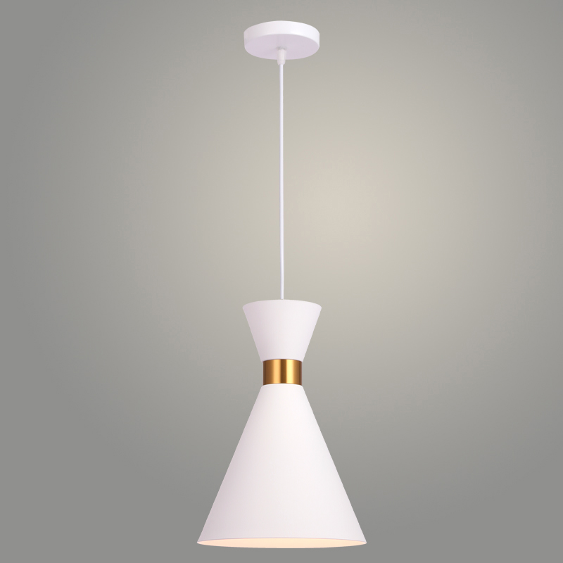 Подвес 2030/1HQ WT+GD белый/золото 1х40W E27 d200 h300, TXN22
