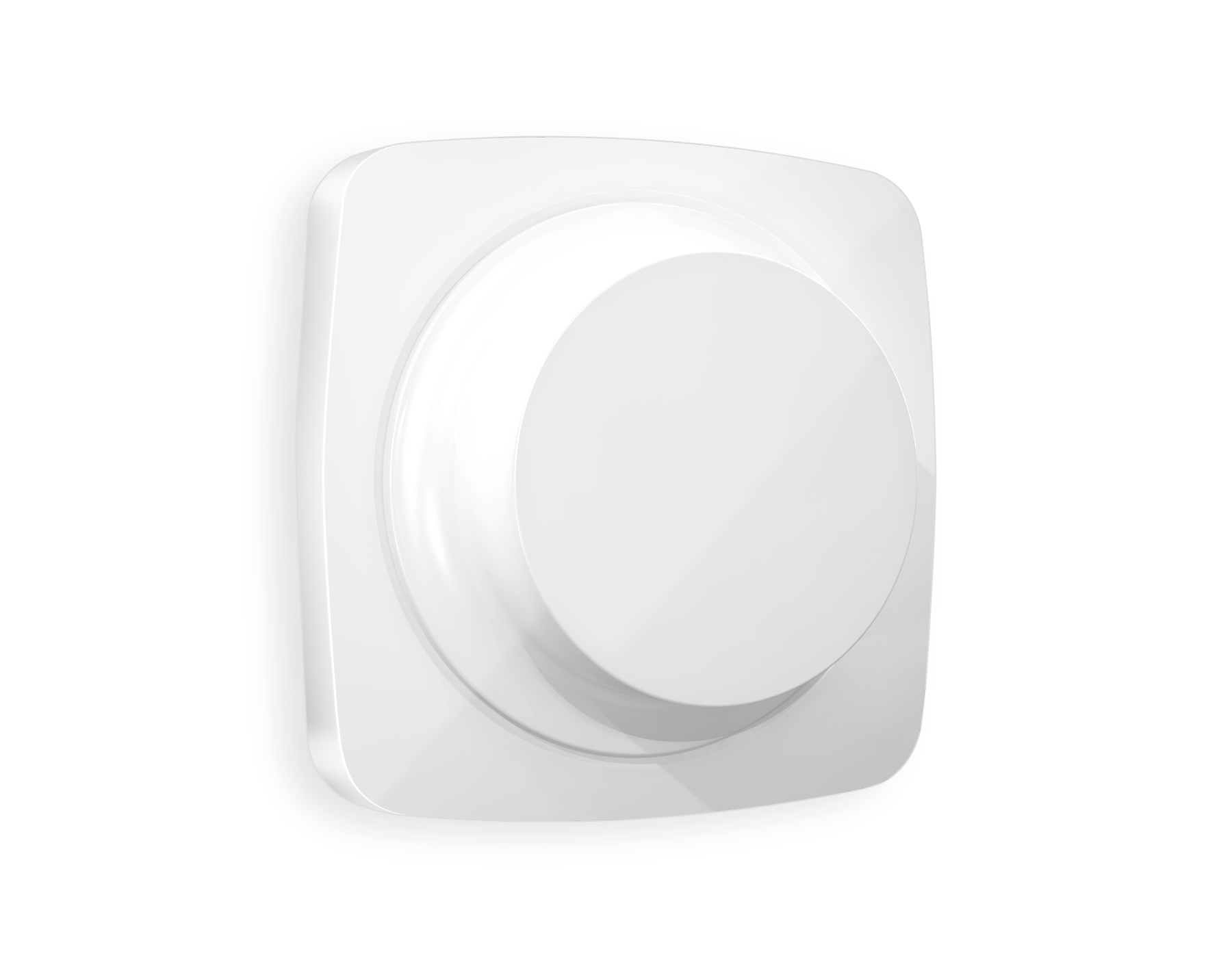 OP1055 Лицевая панель OMEGA (Белый глянец) для светорегулятора универсального QUANT