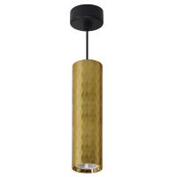 Светильник на подвесе FERON ML1888 MR16 35W, 230V, GU10, чёрный, золото D55*H200 