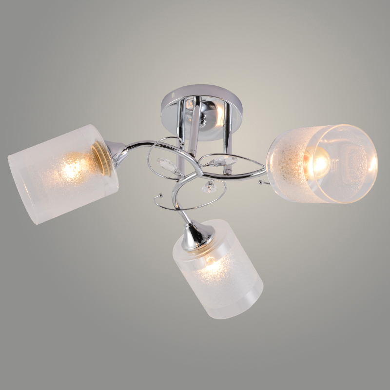 Люстра XA1524/3 CR хром 3х60W E27 d530 h240, HN23