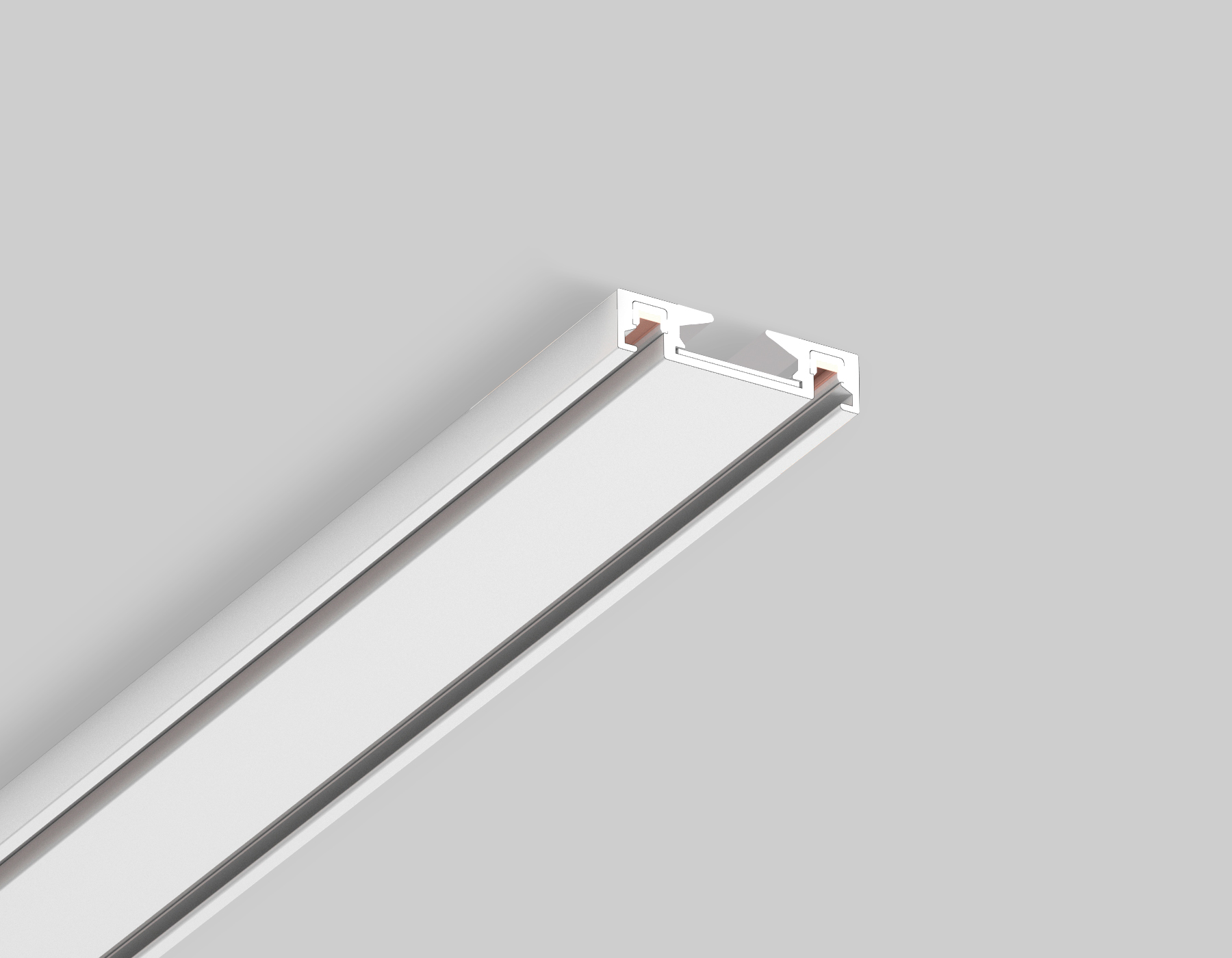 Шинопровод низковольтный накладной Magnetic Ultra Slim GV1009 WH белый IP20 48V 2000*26*6
