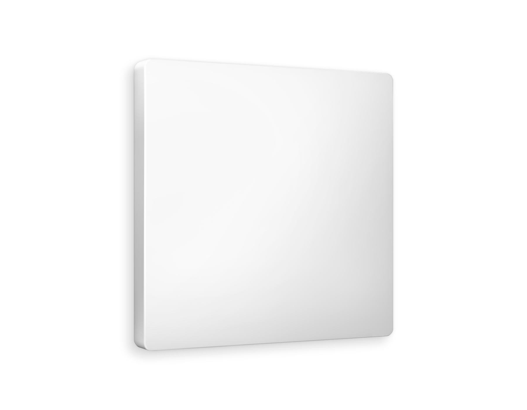 AP1360 Лицевая панель ALFA (Белый матовый) заглушка для суппорта QUANT