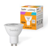 Светодиодная лампа SWEKO 42 серия 42LED-PAR16-10W-230-3000K-GU10-38