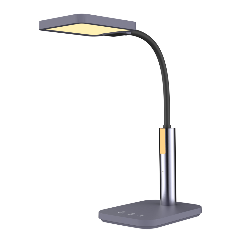 Светильник настольный CAMELION KD-834 C08 антрацит LED 10 Вт, 620 лм, рег.ярк и цвет.темп