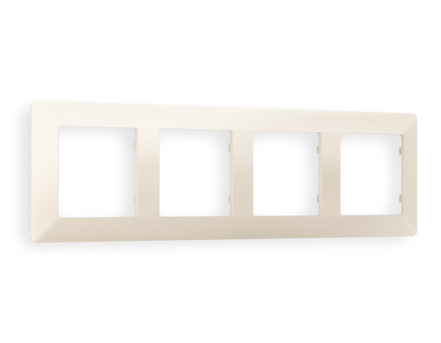 AF110334 Рамка ALFA Line (Бежевый матовый) 4-ая