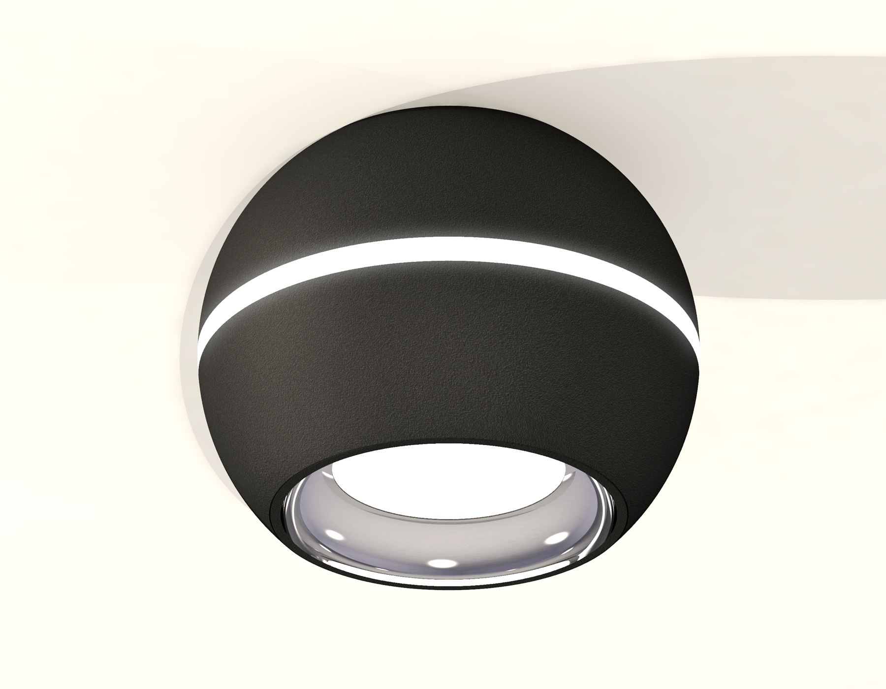 XS1102002 SBK/PSL черный песок/серебро полированное MR16 GU5.3 LED 3W 4200K (C1102, N7023)