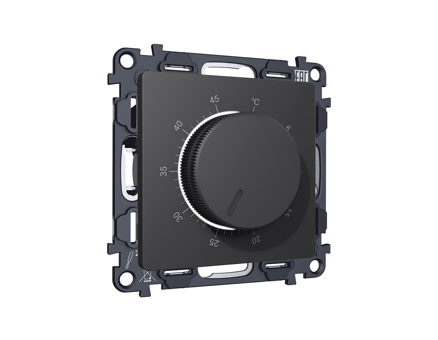 MA905710 Комплект механизма терморегулятора с датчиком для теплого пола с подсветкой 16A-250V ALFA Г