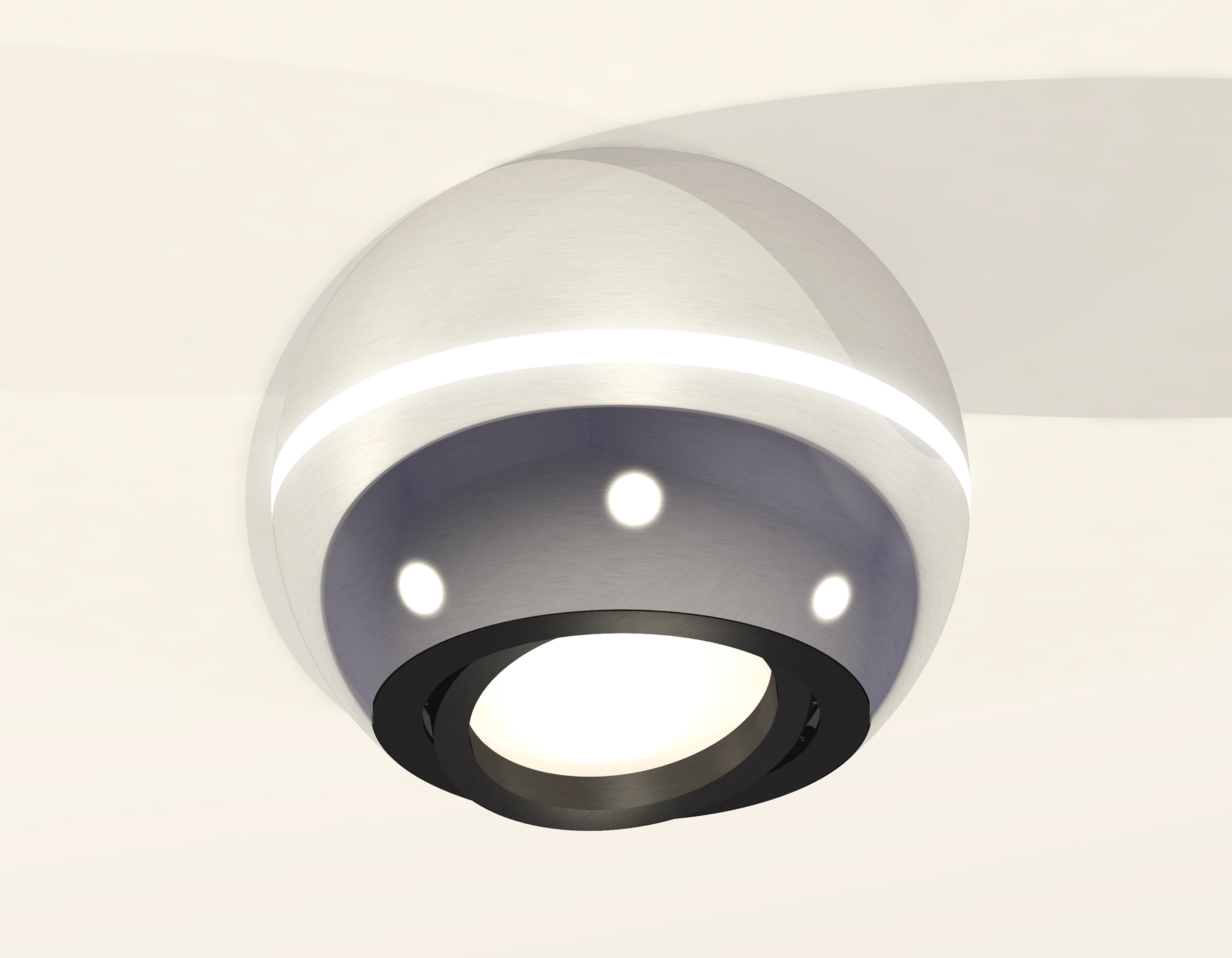 XS1104010 PSL/PBK серебро полированное/черный полированный MR16 GU5.3 LED 3W 4200K (C1104, N7002)