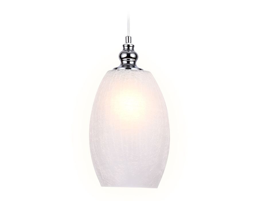 Светильник подвесной со сменной лампой Ambrella TR3621 CH/FR хром/матовый E27 max 40W D150*1050