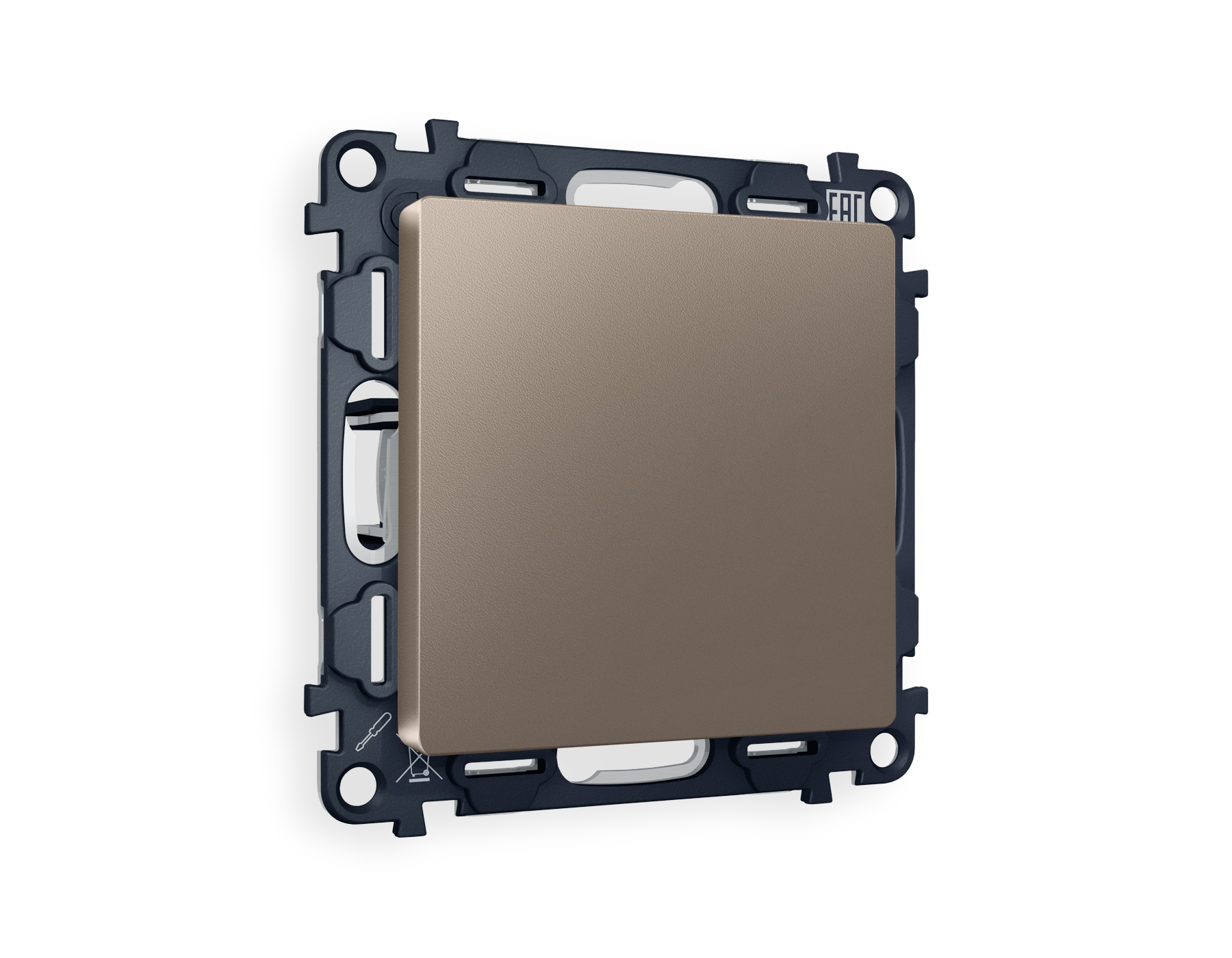 MA646010 Комплект суппорта универсального ALFA Темная бронза матовый QUANT (AP6460, VM240)