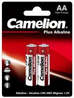 Батарейка CAMELION LR6 Plus Alkaline BL-2 (BP-2), 1.5В (24/432)