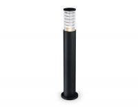 Светильник уличный ландшафтный ST2536 BK/CL черный/прозрачный IP54 E27 max 11W D108*800