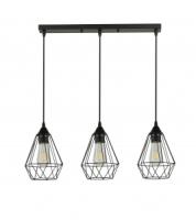 Подвес 74550/3HT BK черный 3х40W E27 d620 h800, 24