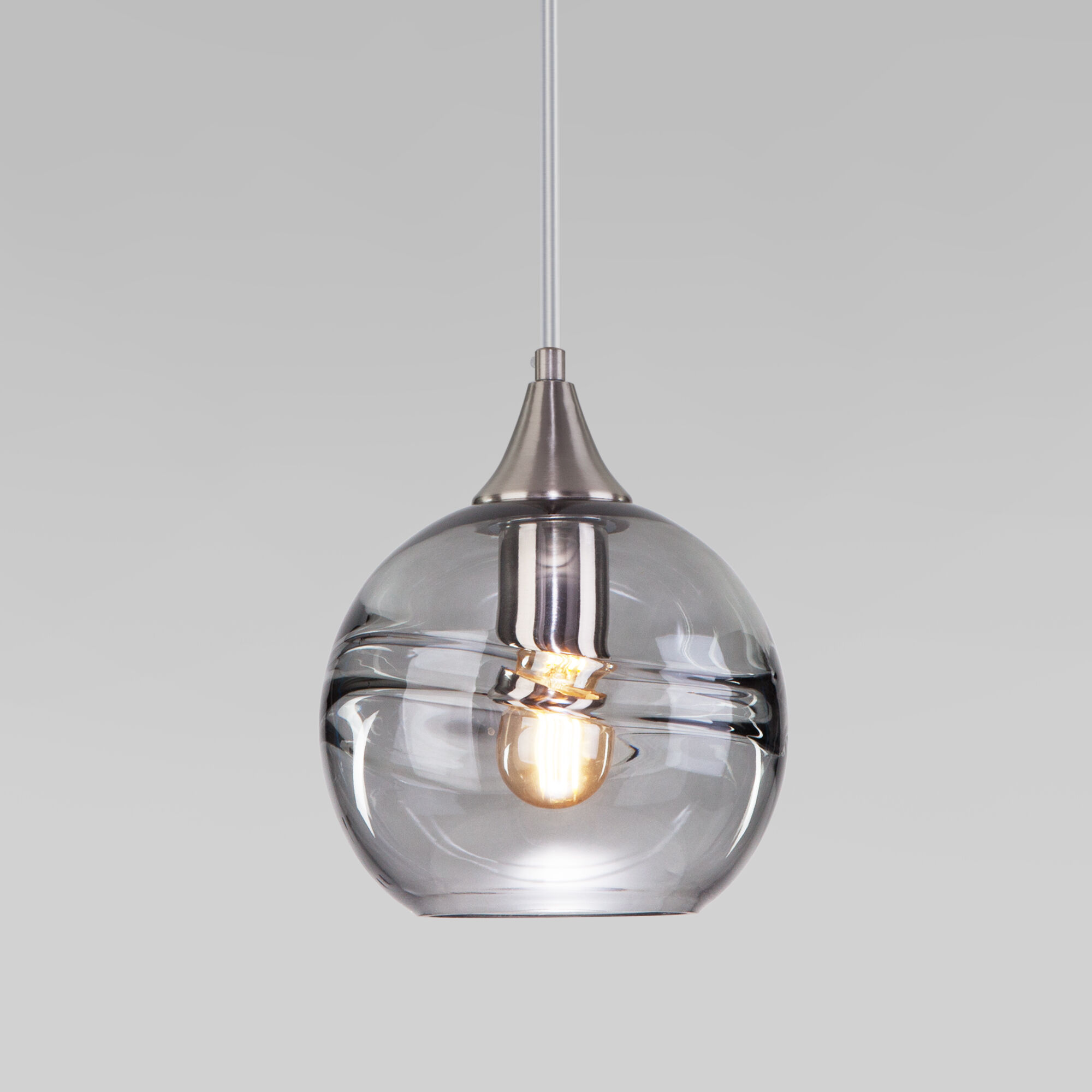 Подвесной светильник 50221/1 дымчатый EUROSVET